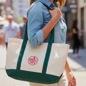 Trader Joe's Large Canvas Tote Bag
